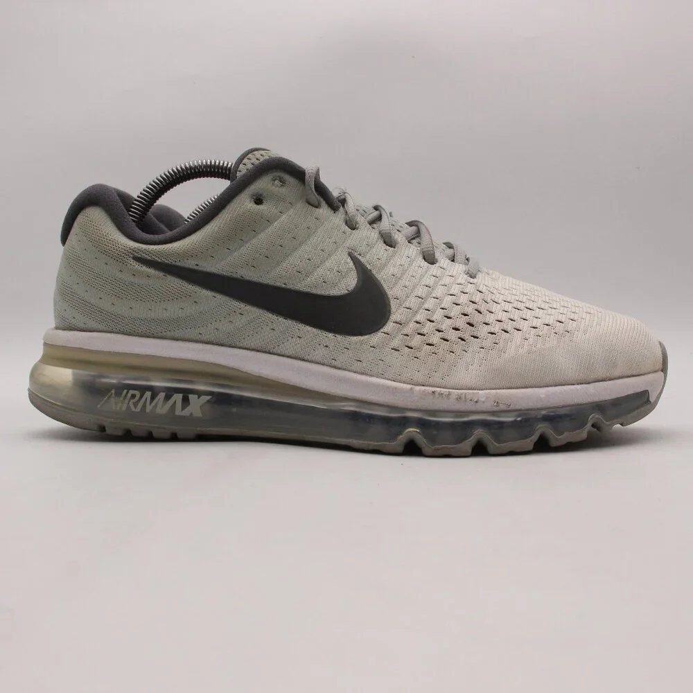 Nike Air Max Men's Size 9 Silver Reflective Wolf Gray Running Sneaker 849559-101